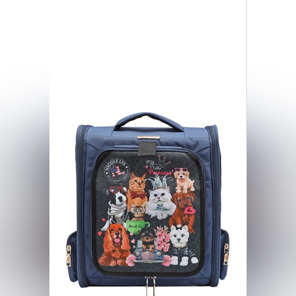 Nicole Lee USA Expandable Pet Carrier Backpack